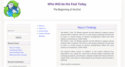 Desktop Screenshot of climatefoolsday.com