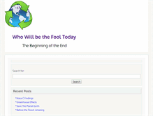 Tablet Screenshot of climatefoolsday.com
